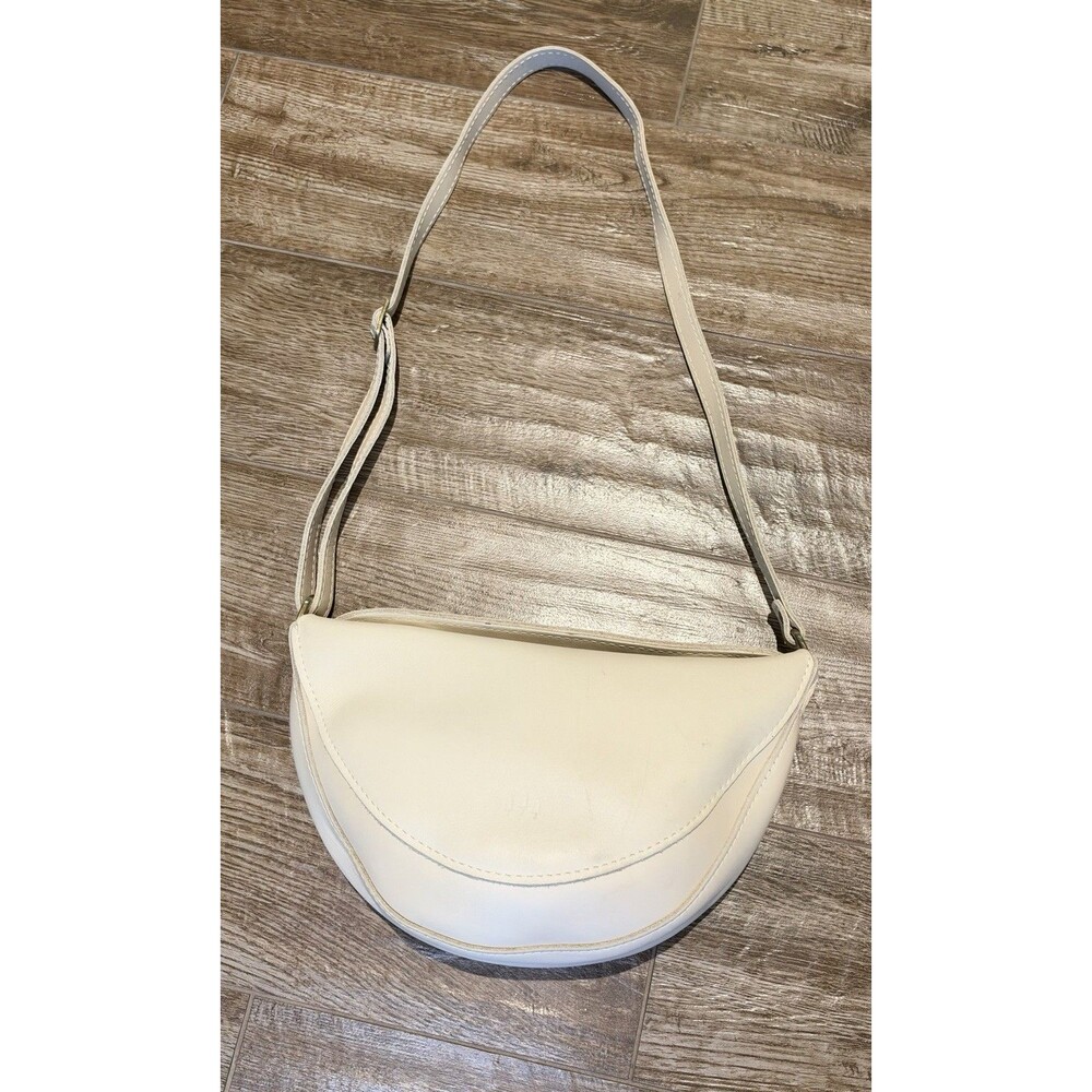 Portland Leather Goods Medium Sling Koala Bag Bone Color Cream Purse